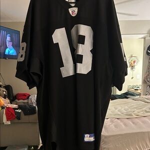 Reebok Black Jersey with White Number 18